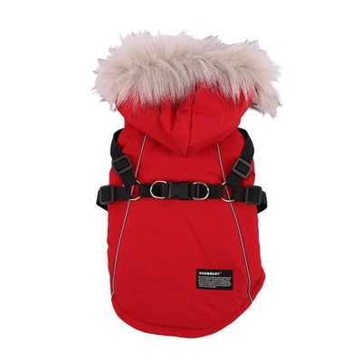 Traje Elegante para Perro con Chaleco y Gorro de Pelaje - Image 10