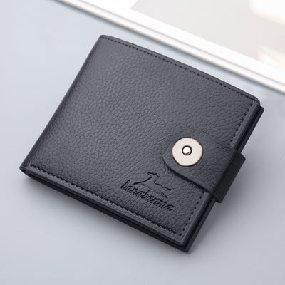 Billetera Corta para Hombre con Cierre Retro - Image 6
