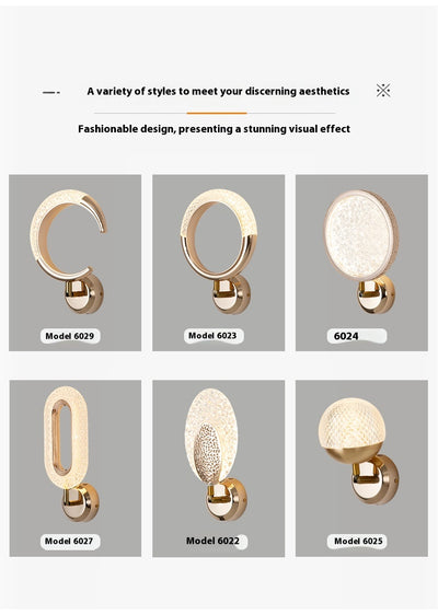 Lámpara de Noche Minimalista Moderna para Dormitorio y Sala de Estar - Image 8