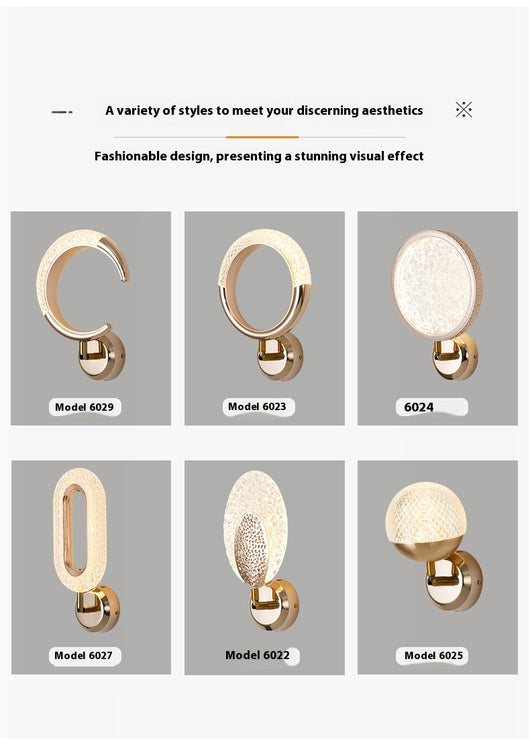 Lámpara de Noche Minimalista Moderna para Dormitorio y Sala de Estar - Image 8