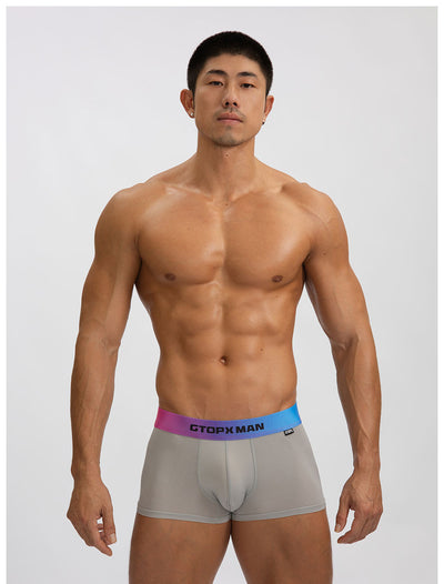Bóxers Hombre Seda Helada Cintura Baja Verano Degradado Convexo - Image 18