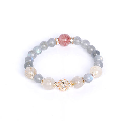 Pulsera de Cristal Amarillo Viento Frío - Regalo Perfecto para Tanabata - Image 7
