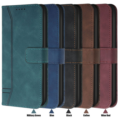 Funda Cartera para Celular con Textura Premium y Soporte de Tarjetas - Image 8