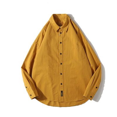 Camisa Japonesa de Color Liso para Hombre - Colección Verano - Image 8