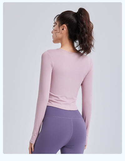 Top Deportivo Ajustado con Detalle Hueco y Fruncido para Pilates y Yoga - Image 15