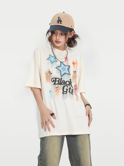 Playera Hombre Estrellas Sueltas Estampado - Image 11