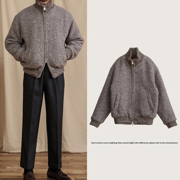 Men's Winter Stand-Up Collar Thick Goose Down Short Coat