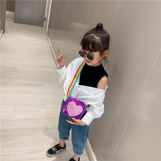 Bolso Infantil Corazón Láser para Hombro - Image 19