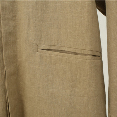 Camisa Suelta de Manga Larga con Cuello Alzado para Hombre - Image 14
