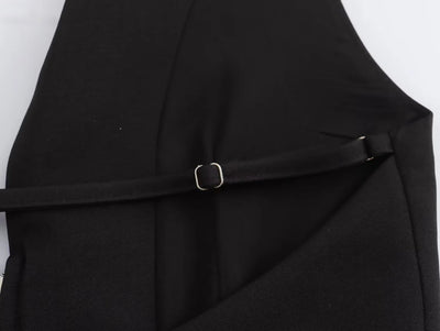 Blusa Escotada sin Espalda con Diseño de Cierre y Ajuste Ceñido - Image 13