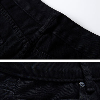 Shorts de Mezclilla Negra para Mujer - Image 10