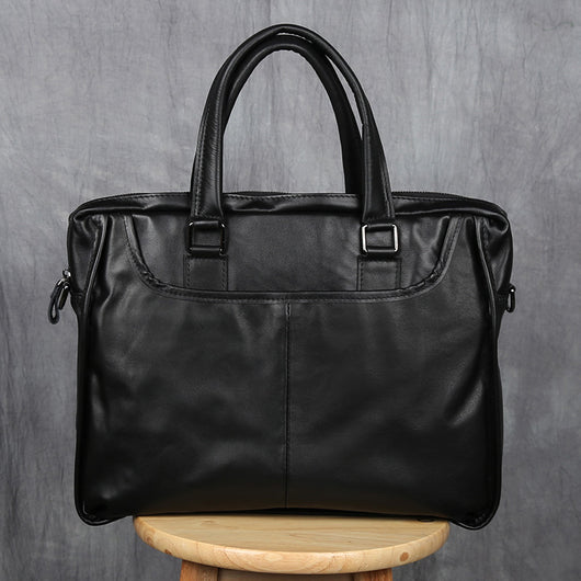 Maletín de Cuero Portátil para Hombre - Estilo Ejecutivo - Image 4