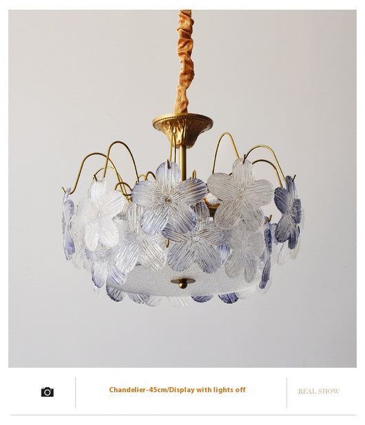 Lámparas de Cristal Coloreado Estilo Romántico Francés - Image 8