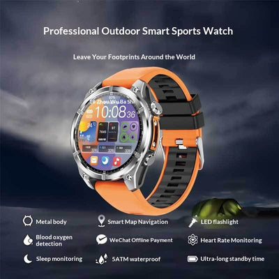 Smartwatch Deportivo con Lámpara Integrada para Running y Senderismo - Image 7
