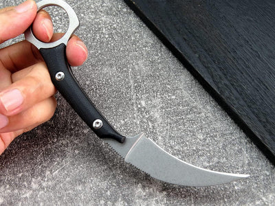 Cuchillo de Camping con Hoja Fija para Aventuras al Aire Libre - Image 9