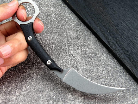 Cuchillo de Camping con Hoja Fija para Aventuras al Aire Libre - Image 9