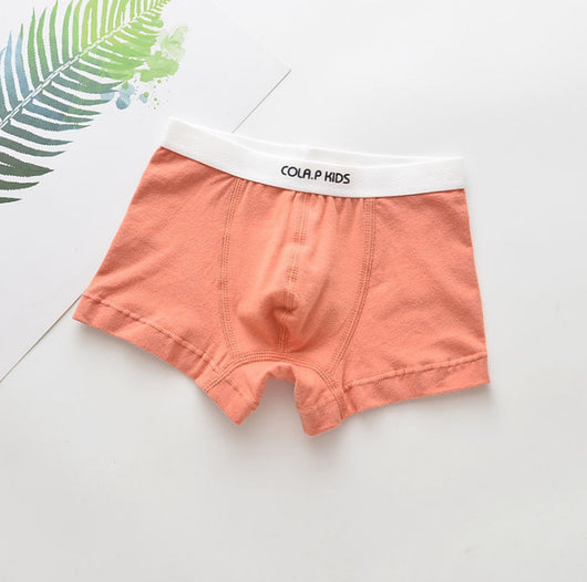 Bóxer Infantil de Color Sólido Cola Pear - Image 9
