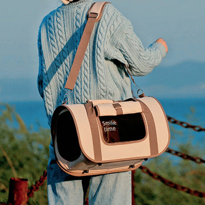 Bolsa Bandolera Portátil para Mascotas - Transportín Gato Ligero - Image 9