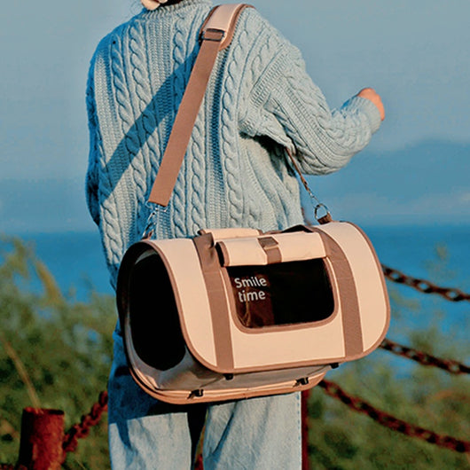 Bolsa Bandolera Portátil para Mascotas - Transportín Gato Ligero - Image 9