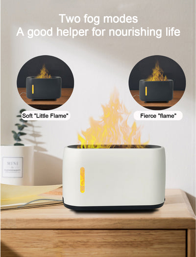 Humidificador Aromaterápico con Llama Simulada 200ml - Control Remoto y Luz Ambiental - Image 10