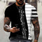 Men's Casual Collarless Mesh Short Sleeve T-Shirt