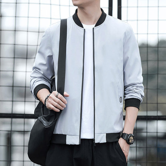 Chaqueta Casual de Manga Larga para Hombre - Primavera y Otoño