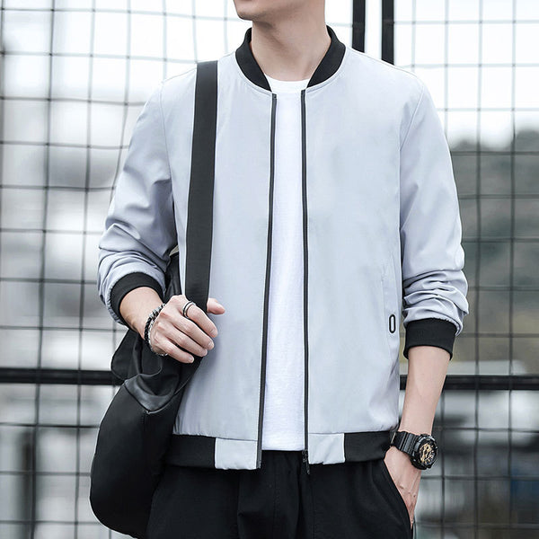 Chaqueta Casual de Manga Larga para Hombre - Primavera y Otoño