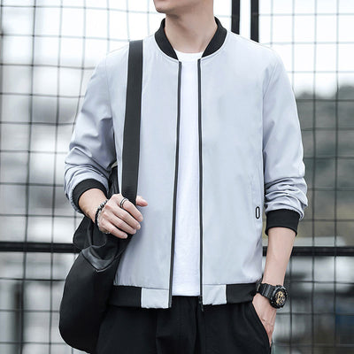 Chaqueta Casual de Manga Larga para Hombre - Primavera y Otoño