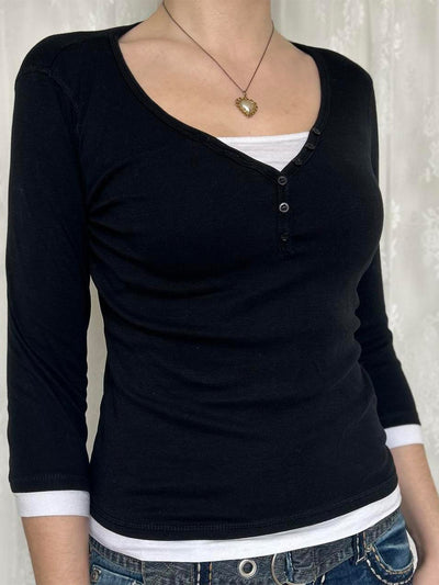 Camiseta Minimalista de Manga Larga para Mujer - Image 8