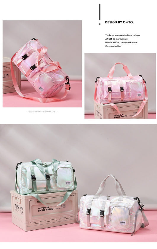 Bolsa de Yoga y Fitness Perlada Multicolor con Compartimento Seco-Húmedo - Image 30