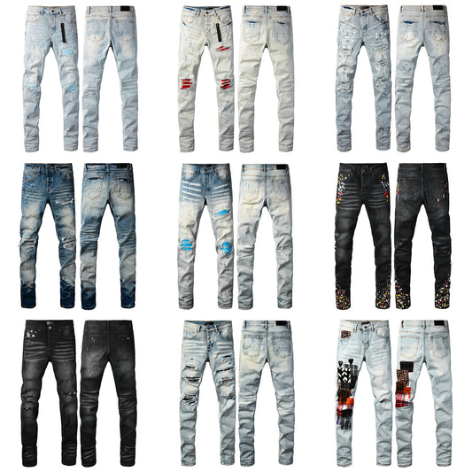 Jeans Slim Fit Americanos para Hombre - Estilo Moderno