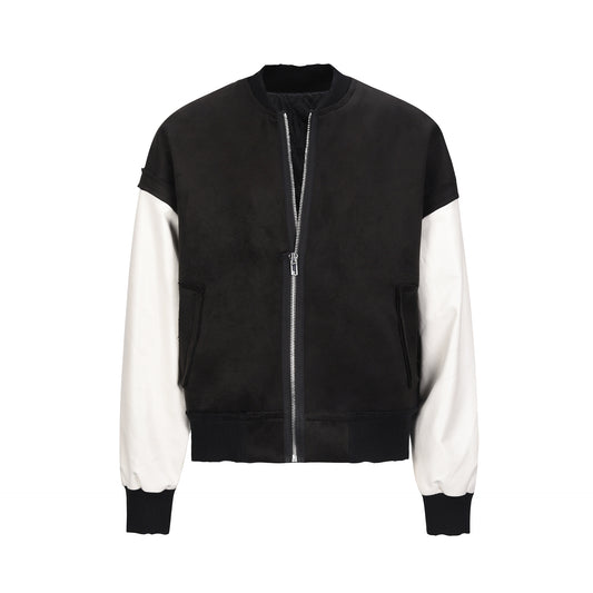 Chaqueta Retro de Patchwork Oversized con Contraste de Colores