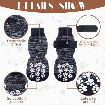 Calcetines Impermeables Cálidos para Perros Medianos - Antideslizantes y Protectores - Image 7