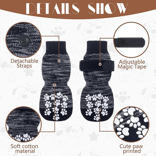 Calcetines Impermeables Cálidos para Perros Medianos - Antideslizantes y Protectores - Image 7