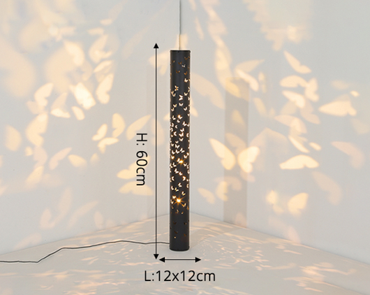 Lámpara Vertical Minimalista para Mesita de Noche con Luz de Ambiente - Image 8
