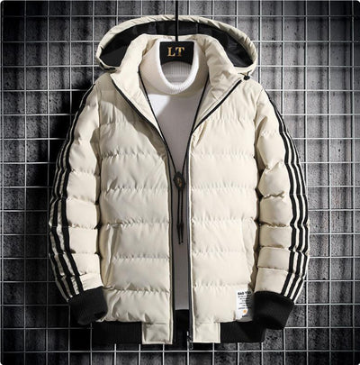 Abrigo Acolchado de Algodón para Hombre Estilo Coreano Invierno - Image 9