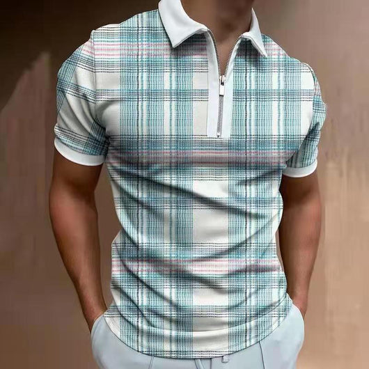 Polo Clásico Hombre Manga Corta - Camiseta Sólida Versátil para Verano - Image 25