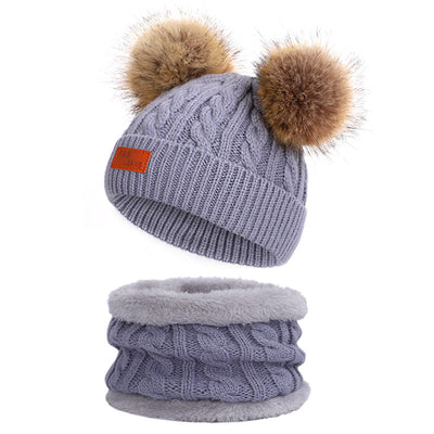 Conjunto de Gorro y Bufanda para Niños - Otoño e Invierno - Image 37
