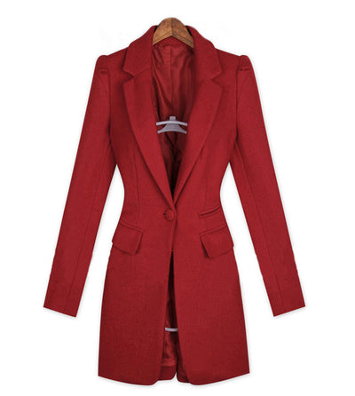 Abrigo de Lana Británico Slim Fit Otoño Invierno - Image 4