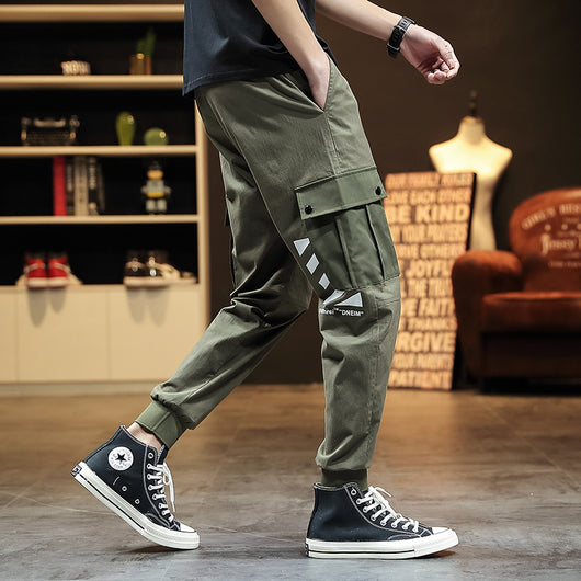 Pantalones Negros de Nueve Puntos para Hombre - Image 10