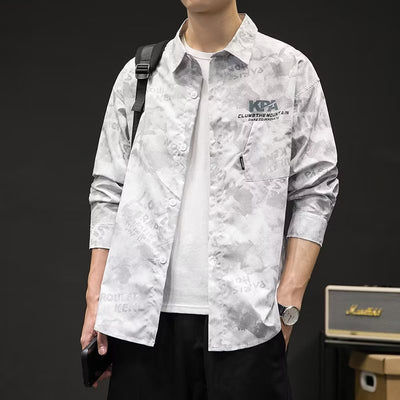 Camisa de Camuflaje Retro Estilo Japonés para Hombre - Image 7