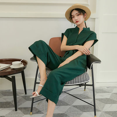 Jumpsuit Ajustado de Cintura Alta y Pantalón Capri para Mujer - Image 8