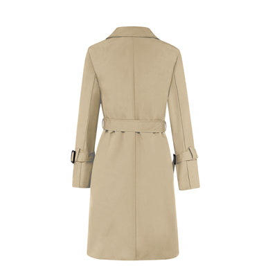 Abrigo Elegante Doble Fila Ajustado para Mujer - Image 26