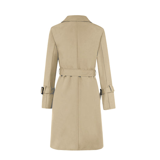 Abrigo Elegante Doble Fila Ajustado para Mujer - Image 26