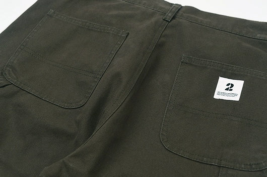 Shorts de Trabajo Vintage Lavado Multibolsillos - Image 6