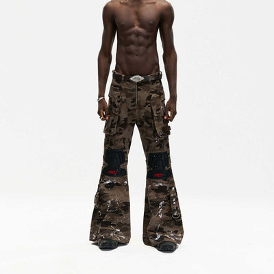 Pantalones de Trabajo Tácticos Camuflados con Refuerzo Protector - Image 3