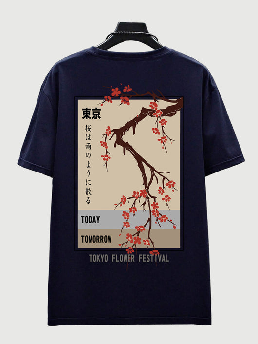 Playera Estampada Festival de Flores Tokio para Hombre - Image 19
