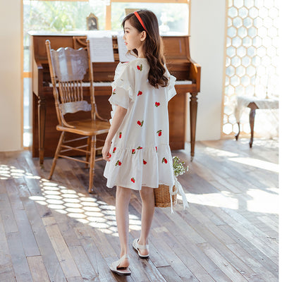 Vestido de Princesa Bordado para Niñas - Image 3