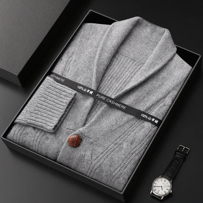 Suéter Grueso para Hombre con Cuello Retorcido y Botones - Image 7