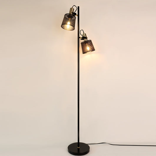 Lámpara de Pie Industrial Negra para Ambiente Hogar - Image 4